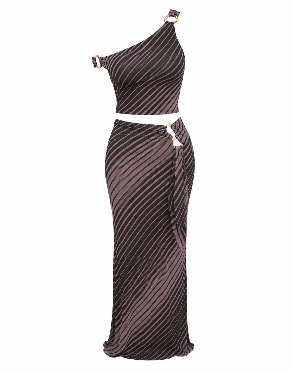 Princess Polly Striped Two Piece Set - US 2 (Like New)